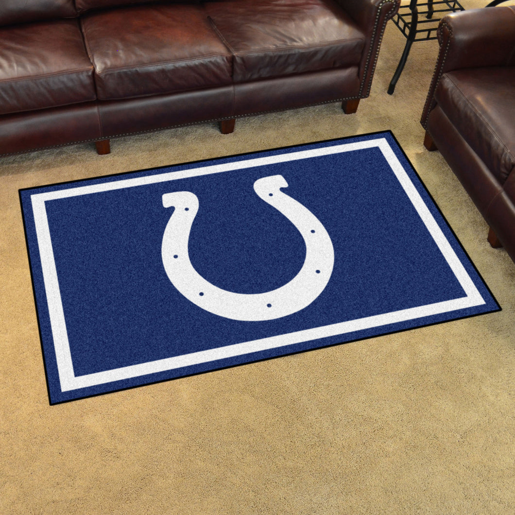 Indianapolis Colts Plush Area Rugs -  4'x6'