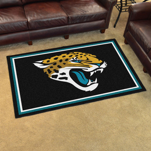 Jacksonville Jaguars Plush Area Rugs -  4'x6'