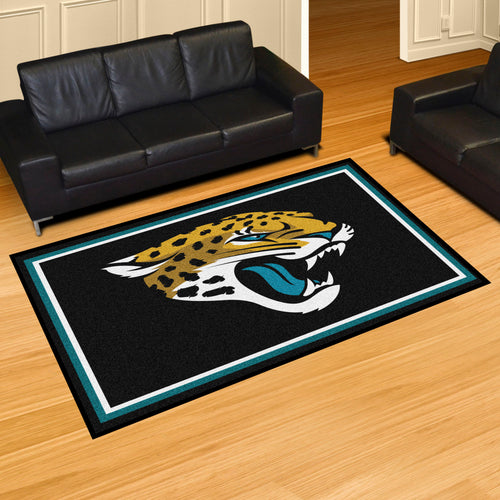 Jacksonville Jaguars Plush Area Rugs -  5'x8'