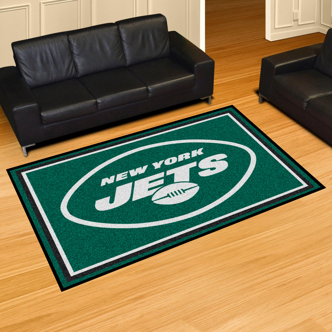 New York Jets Quick Plush Area Rugs -  5'x8'