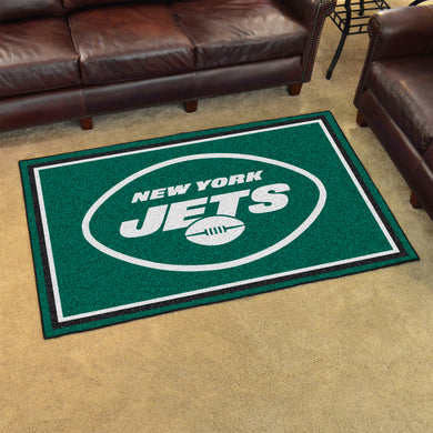 New York Jets Quick Plush Area Rugs -  4'x6'