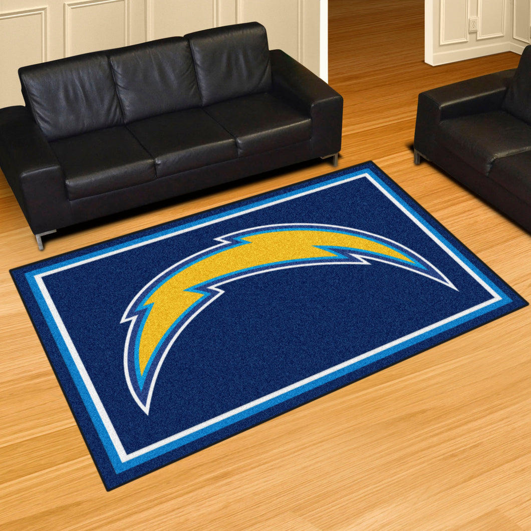Los Angeles Chargers Plush Area Rugs -  5'x8'