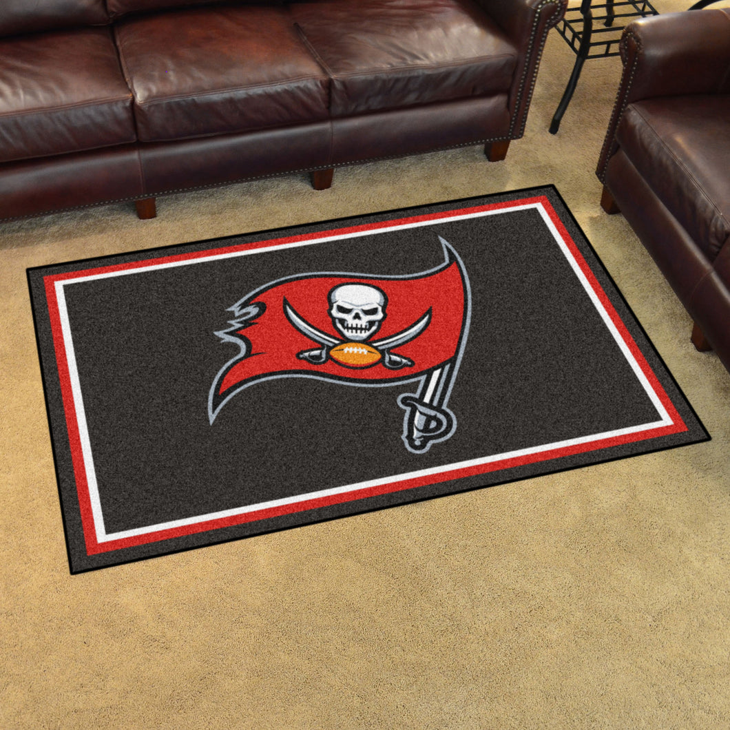 Tampa Bay Buccaneers Plush Area Rugs -  4'x6'