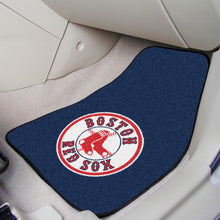 Boston Red Sox 2-piece Carpet Car Mats - 18"x27"