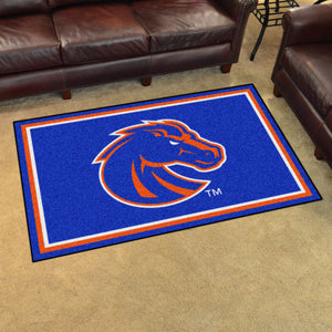 Boise State Broncos Plush Rug 4'x6'