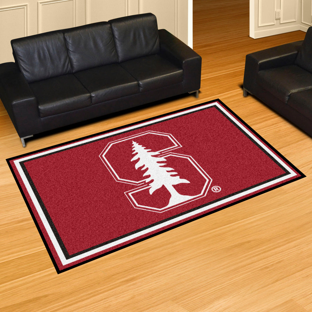 Stanford Cardinal Plush Rug 5'x8'