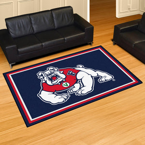 Fresno State Bulldogs Plush Rug 5'x8'