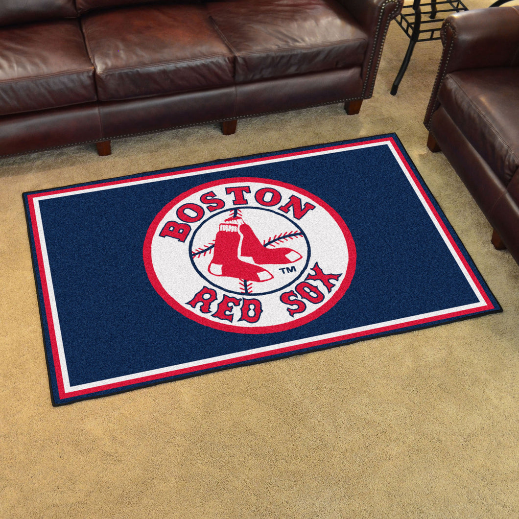 Boston Red Sox Plush Rug - 4'x6'