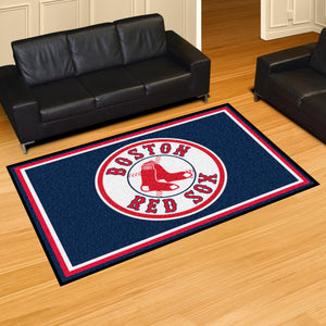 Boston Red Sox Plush  Rug - 5'x8'