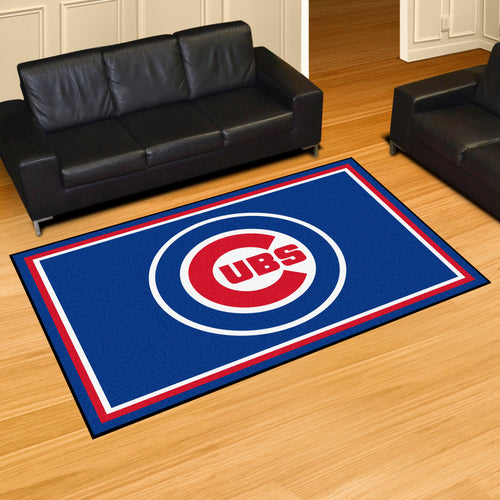 Chicago Cubs Plush  Rug - 5'x8'