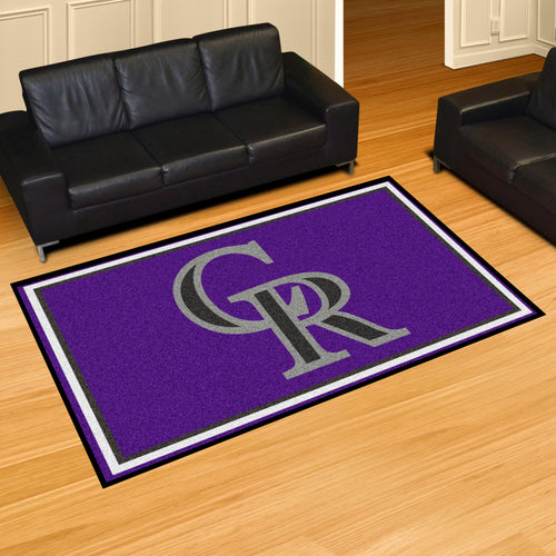 Colorado Rockies Plush Rug - 5'x8'