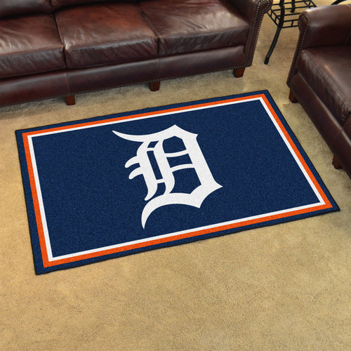 Detroit Tigers Plush Rug - 4'x6'