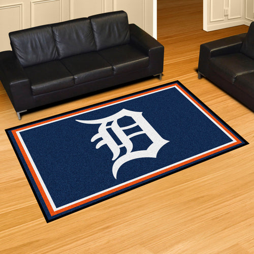 Detroit Tigers Plush Rug - 5'x8'