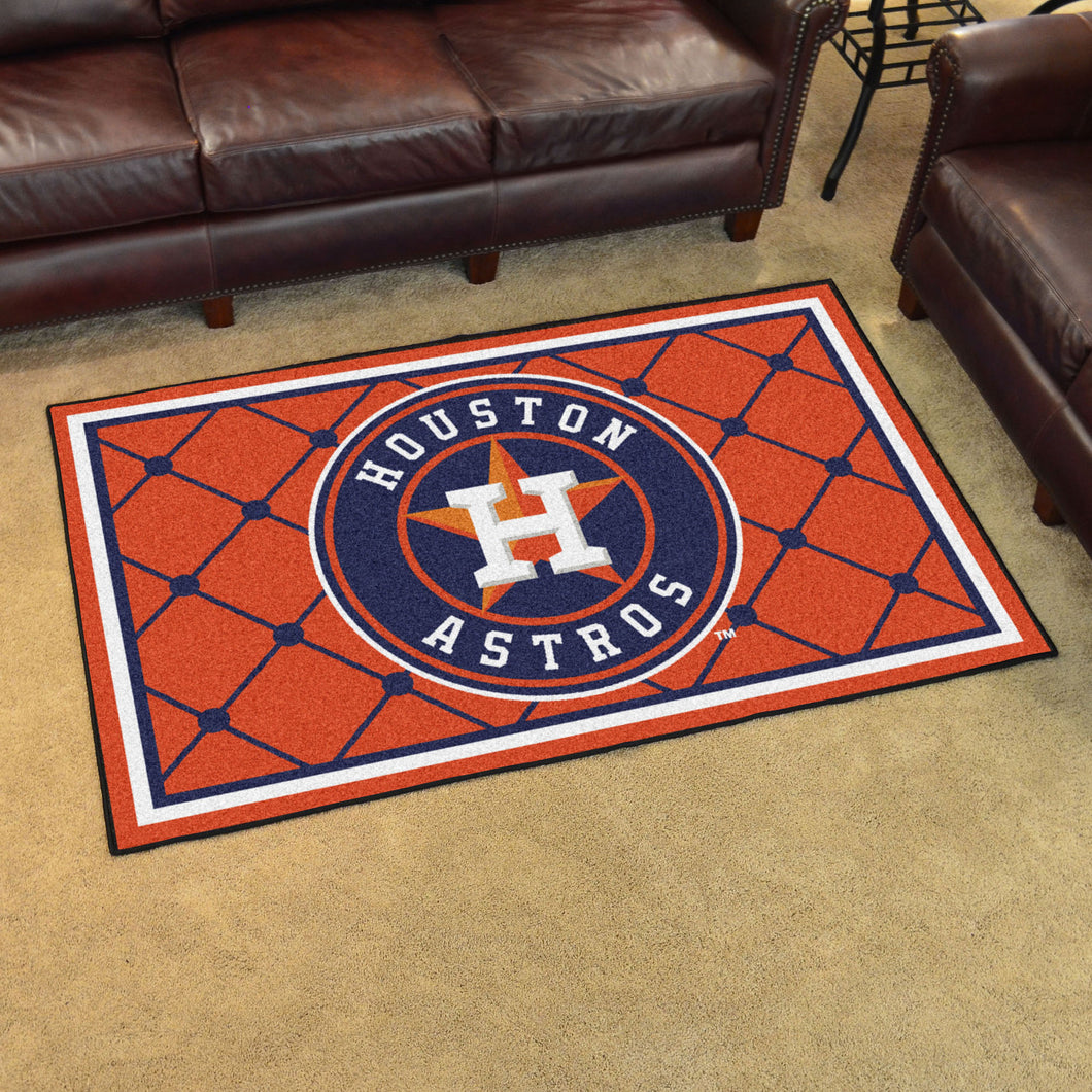 Houston Astros Plush Rug - 4'x6'