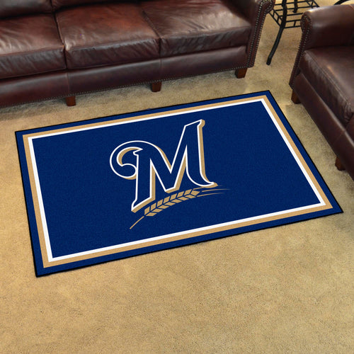 Milwaukee Brewers Plush Rug - 4'x6'