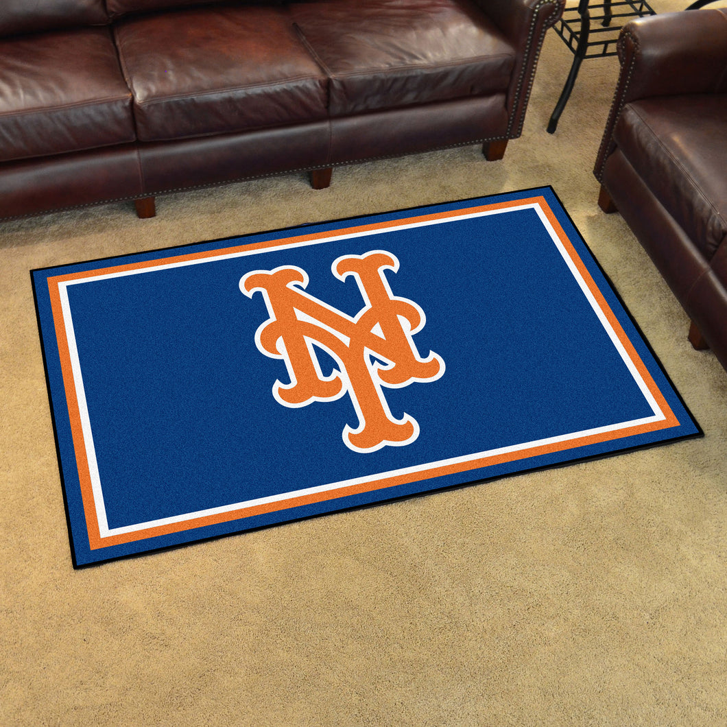 New York Mets Plush Rug - 4'x6'