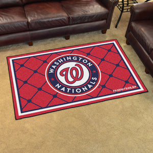 Washington Nationals Plush Rug - 4'x6'