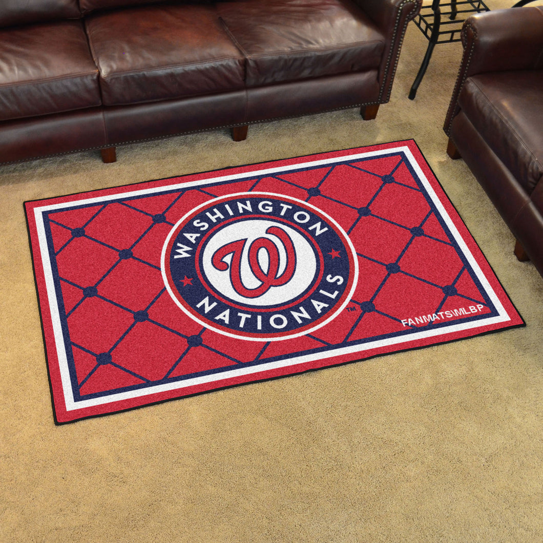 Washington Nationals Plush Rug - 4'x6'