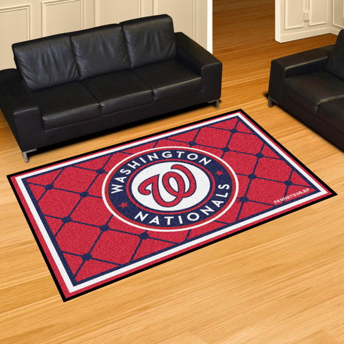 Washington Nationals Plush Rug - 5'x8'