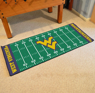 wvu football, wvu football rug, wvu football runner