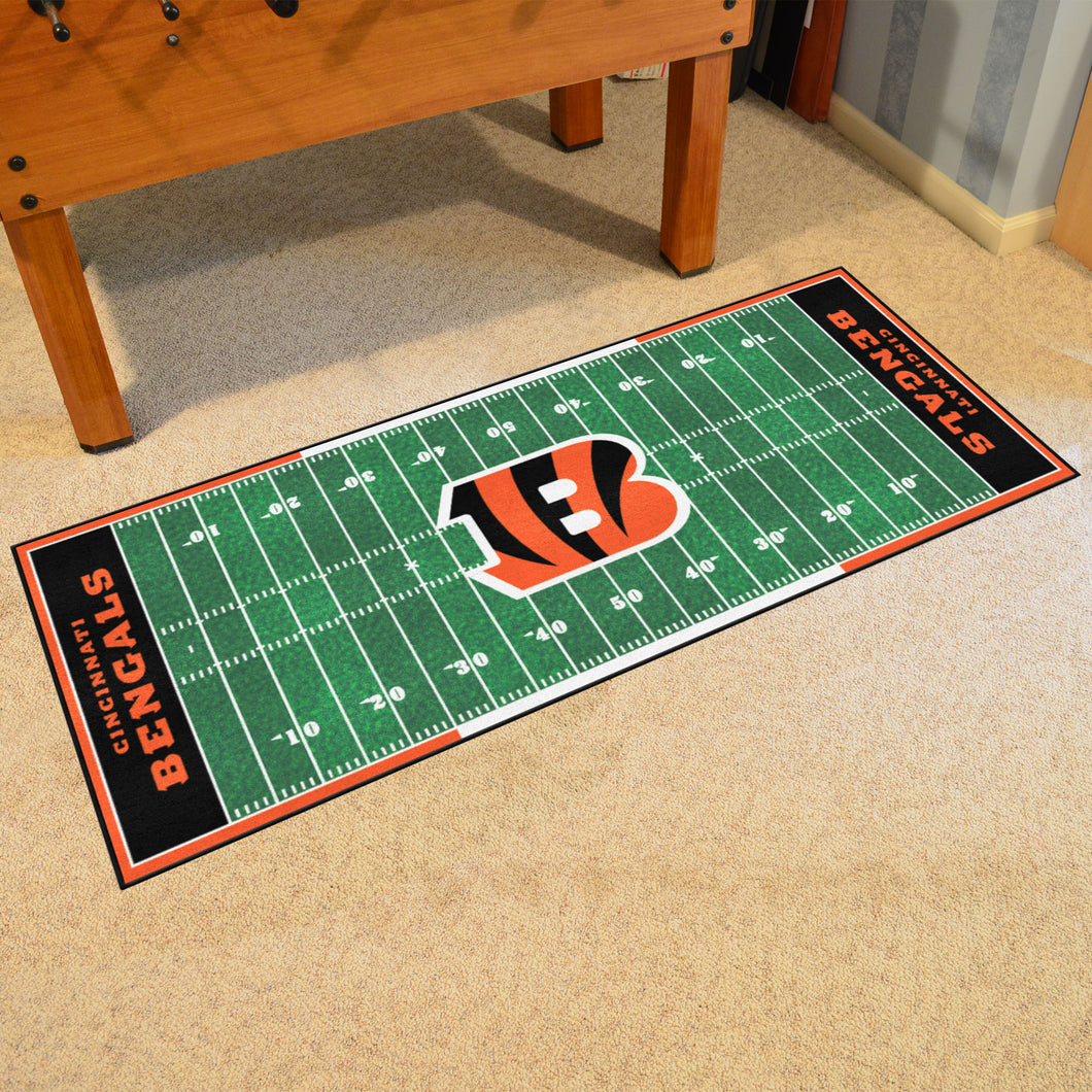 Cincinnati Bengals Football Field Runner - 30