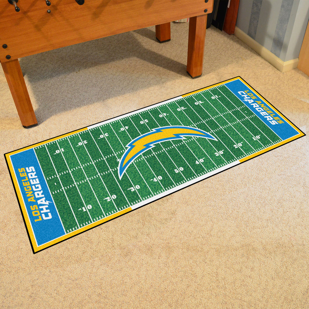 Los Angeles Chargers Football Field Runner - 30