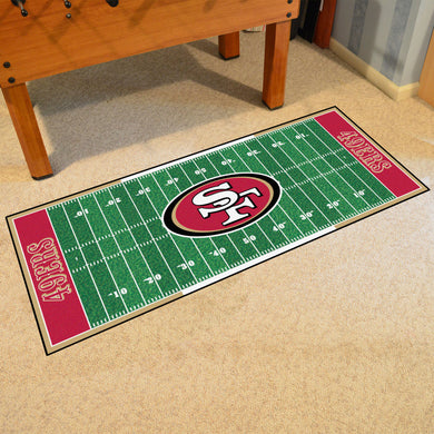 San Francisco 49ers Football Field Runner