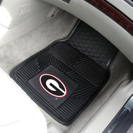 Georgia Bulldogs 2 Piece Vinyl Car Mats - 18"x27"