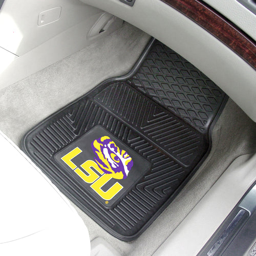 LSU Tigers 2 Piece Vinyl Car Mats - 18