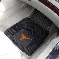 Texas Longhorns 2 Piece Vinyl Car Mats - 18"x27"