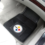 Pittsburgh Steelers 2-piece Vinyl Car Mats - 18"x27"