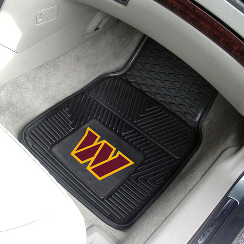 Washington Commanders 2-piece Vinyl Car Mats - 18