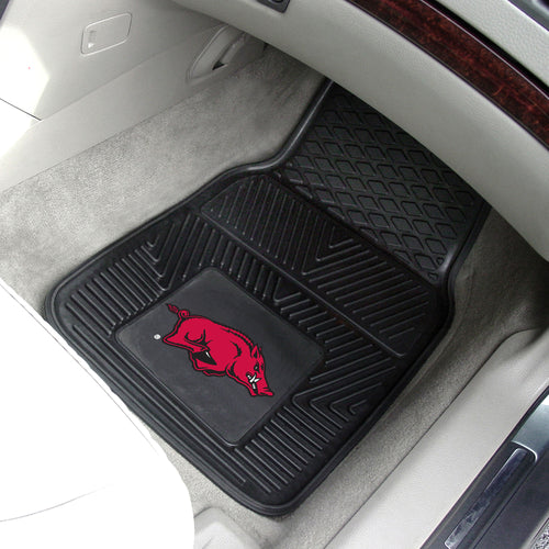 Arkansas Razorbacks 2 Piece Vinyl Car Mats - 18
