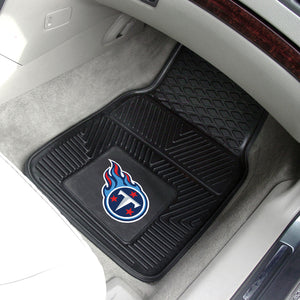 Tennessee Titans 2-piece Vinyl Car Mats - 18"x27"