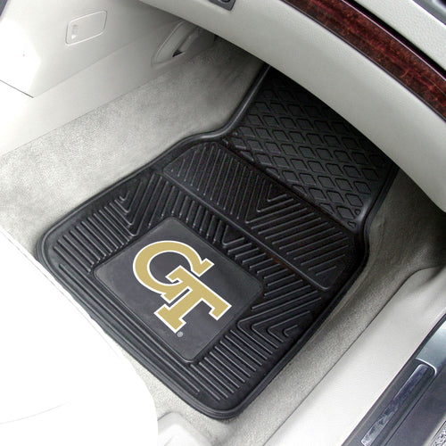 Georgia Tech Yellow Jackets 2 Piece Vinyl Car Mats - 18