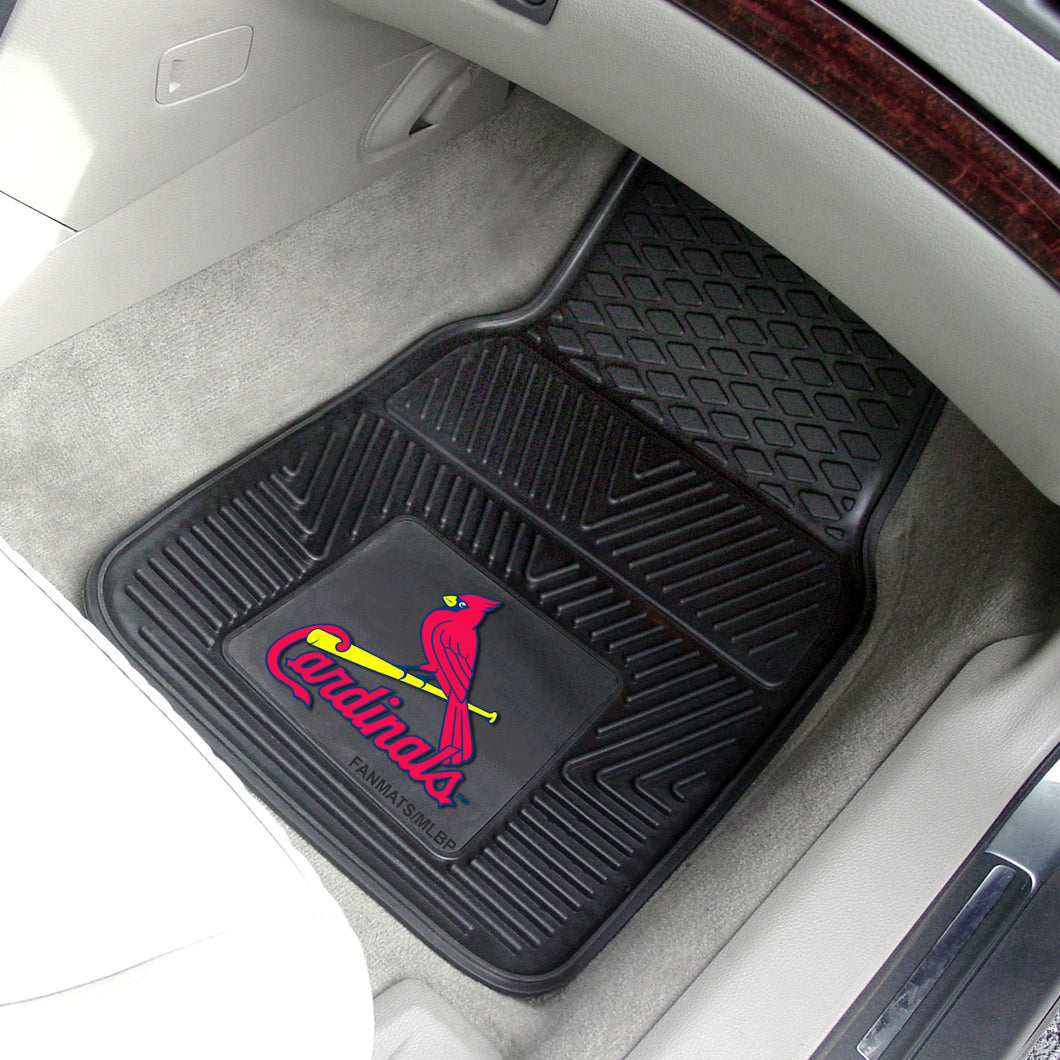 St. Louis Cardinals 2-pc Vinyl Car Mat Set 