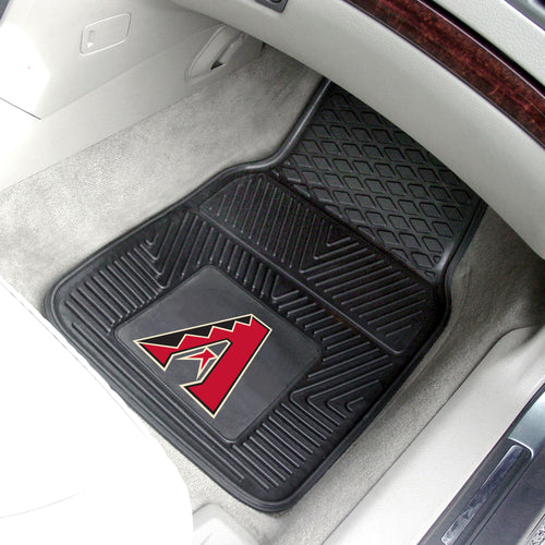 Arizona Diamondbacks 2-pc Vinyl Car Mat Set - 18x27