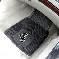  Chicago White Sox 2-pc Vinyl Car Mat Set - 18x27