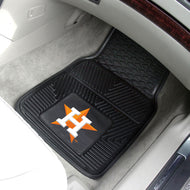 Houston Astros 2-pc Vinyl Car Mat Set - 18x27