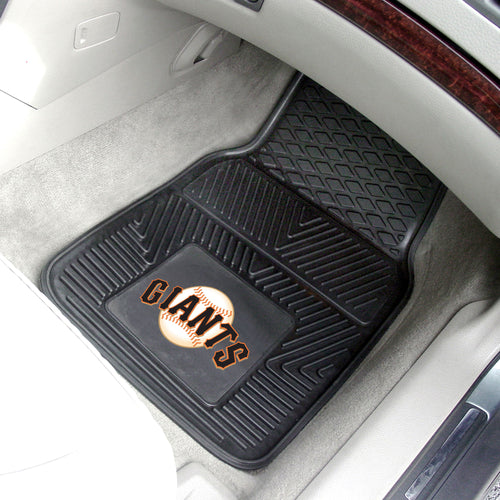 San Francisco Giants 2-pc Vinyl Car Mat Set - 18x27