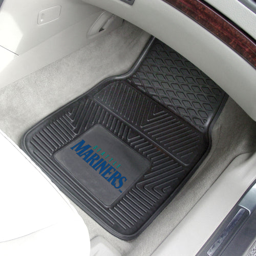 Seattle Mariners 2-pc Vinyl Car Mat Set - 18x27