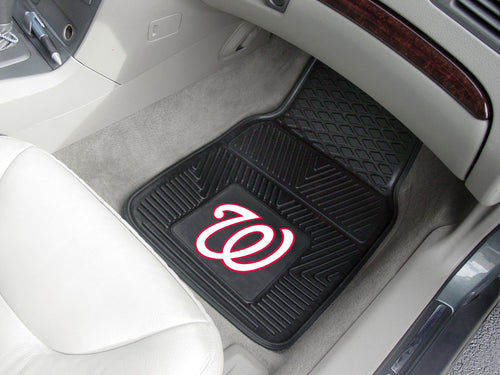 Washington Nationals 2-pc Vinyl Car Mat Set - 18