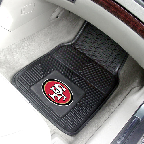 San Francisco 49ers  2-piece Vinyl Car Mats