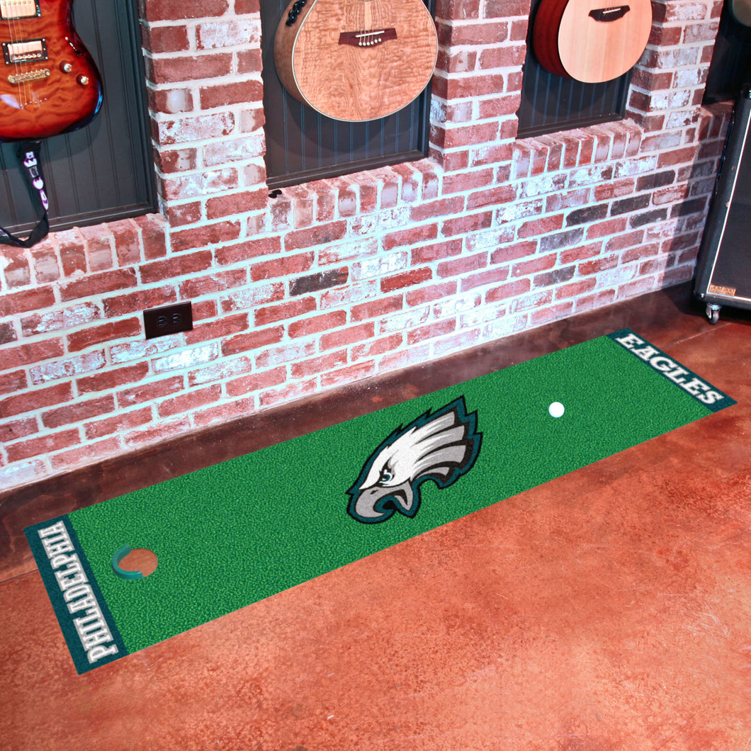 Philadelphia Eagles Putting Green Mat - 18