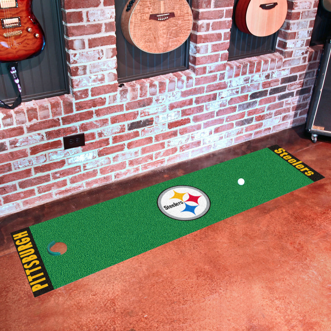 Pittsburgh Steelers Putting Green Mat - 18