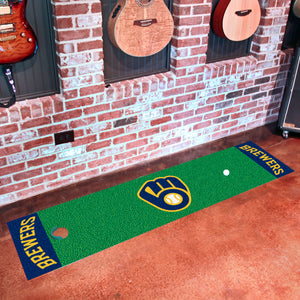 Milwaukee Brewers Putting Green Mat 18"x72"