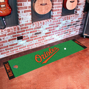 Baltimore Orioles Putting Green Runner 18"x72"