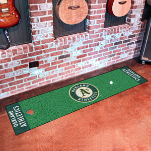 Oakland Athletics Putting Green Mat 18"x72"