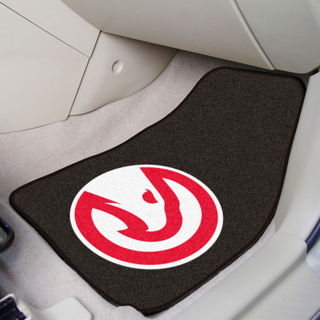 Atlanta Hawks 2-piece Carpet Car Mats - 18