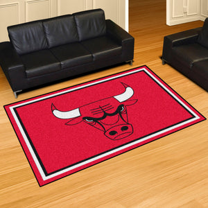 Chicago Bulls Plush Rug - 5'x8'